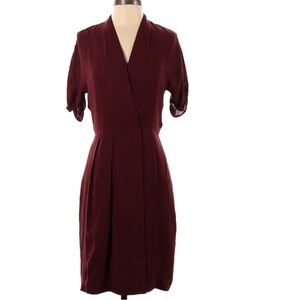 Reiss Elegant Burgundy Dress